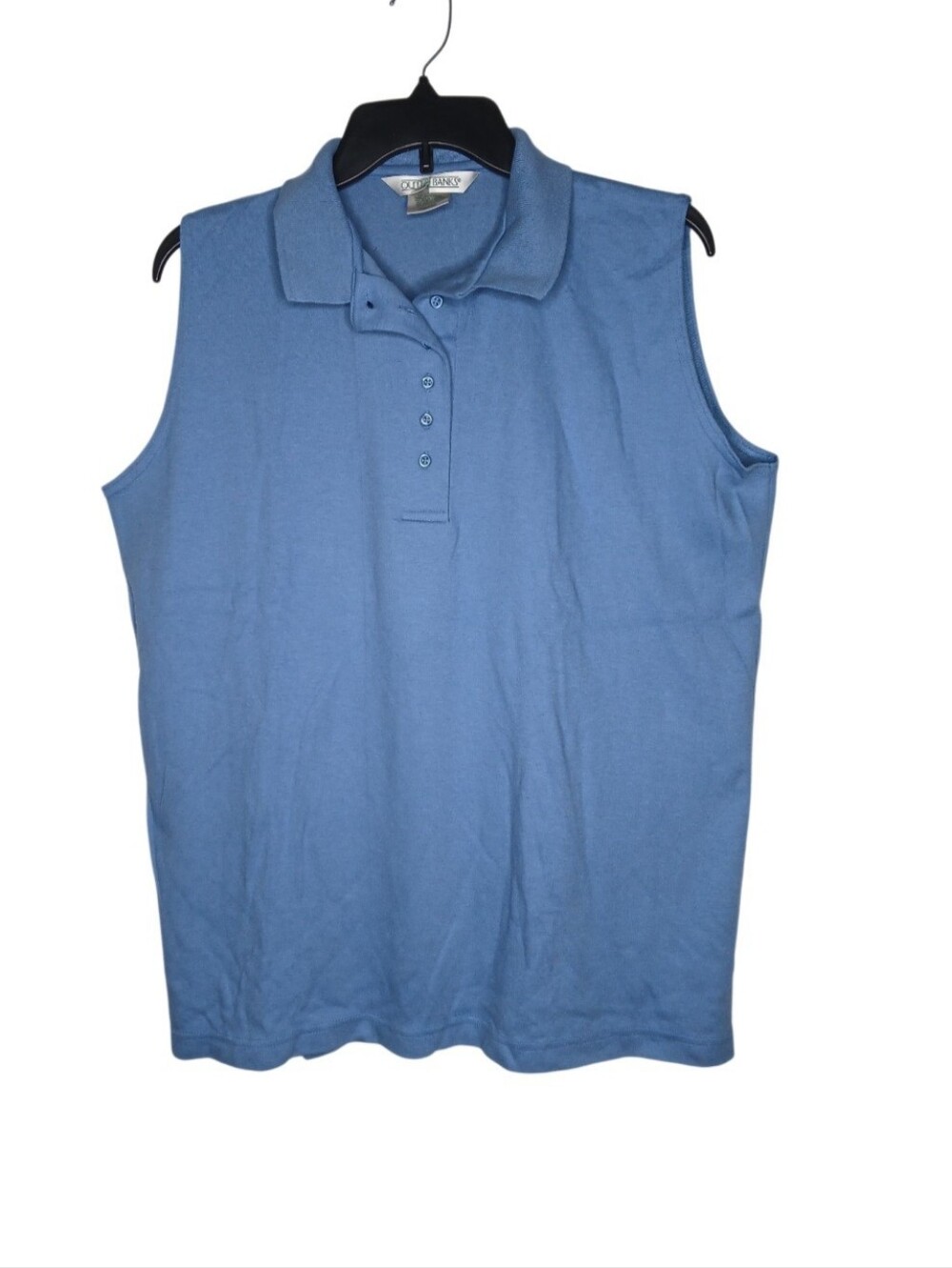 Outer Banks Vtg Sleeveless Polo Tank Top - Blue